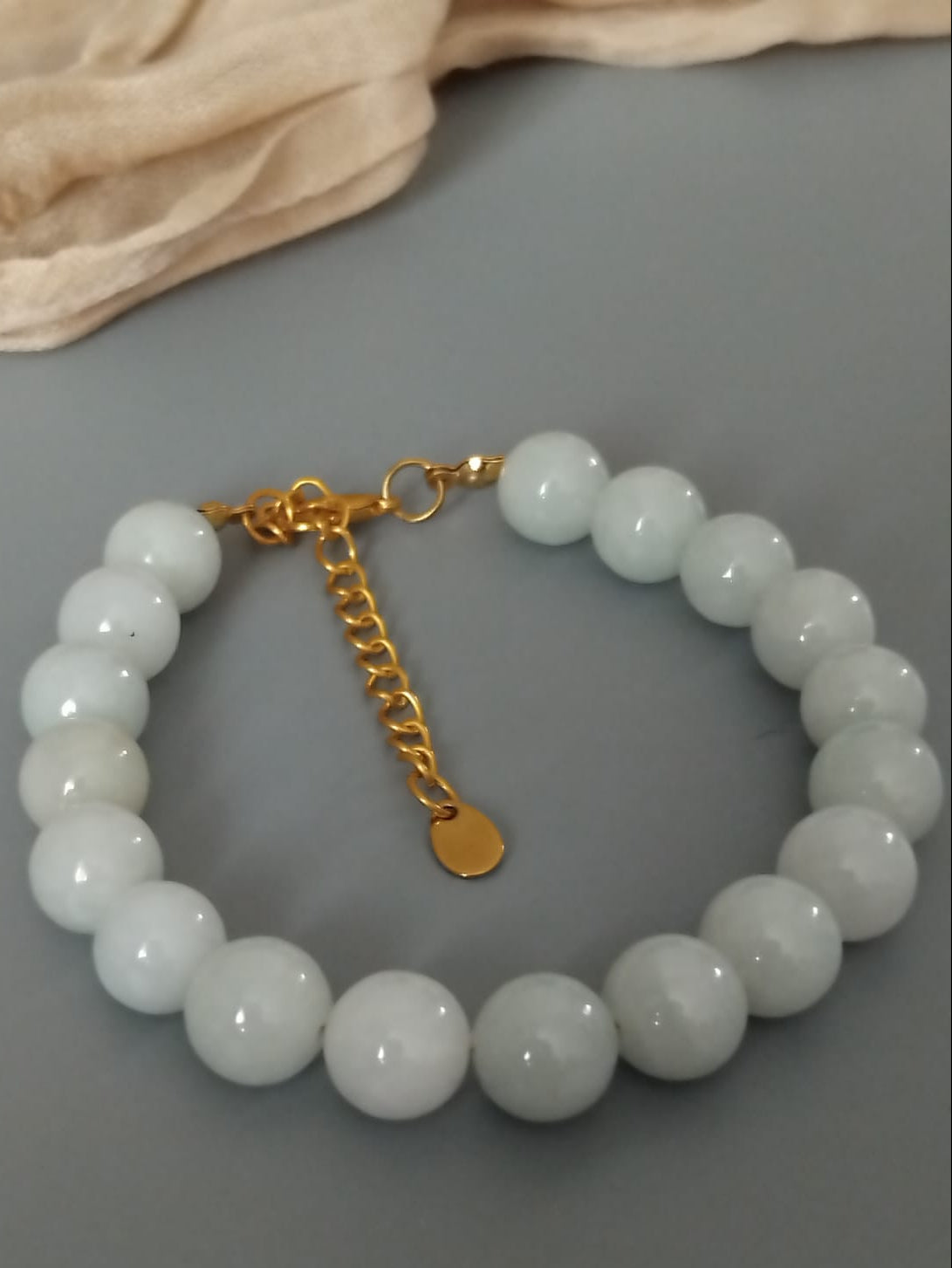 photo bracelet jade de chine 10mm