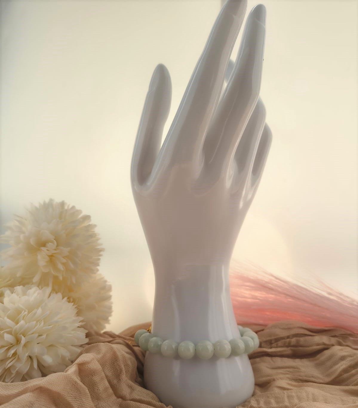 photo bracelet jade de chine 10mm