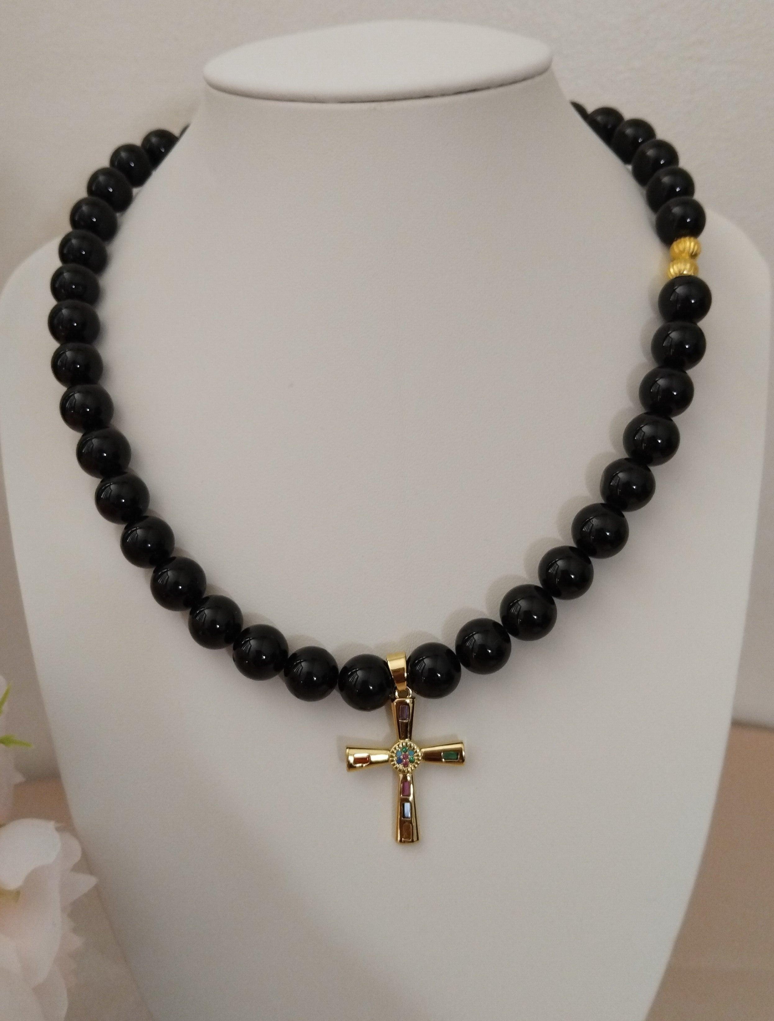 Collier tourmaline noire – Élégance protectrice & ancrage - Vatou Soa